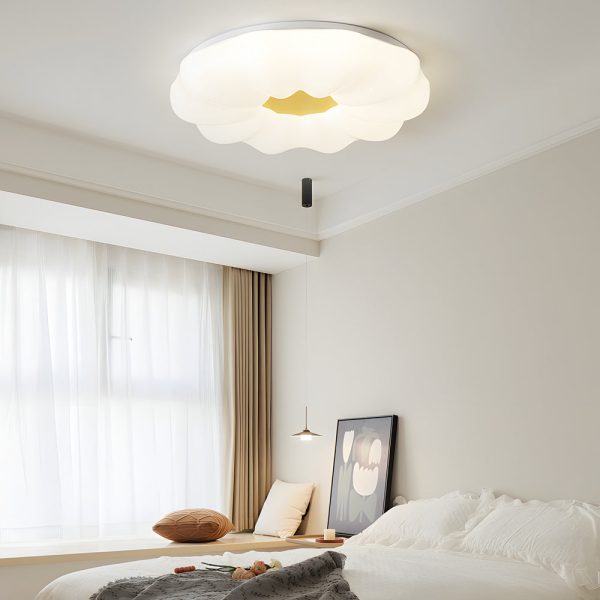 Creative Clouds Flowers Iron Acrylic 3 Step Dimming Modern Ceiling Lamp - Image 2