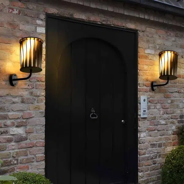 Creative Twisted Waterproof LED Modern Outdoor Wall Lamp Plug in Wall Lights - Image 2