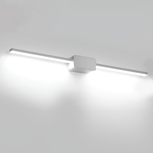 16''/24''/31'' Modern LED Linear Bathroom Vanity Light with Central Box Frame - Image 7