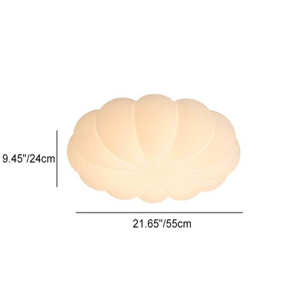 Contemporary Nordic PE Shade Kid's Flowers LED Flush Mount Ceiling Light For Bedroom - Image 6