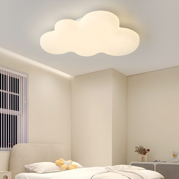 Cute Cartoon Clouds 3 Step Dimming Milky White Modern LED Ceiling Lights - Image 2