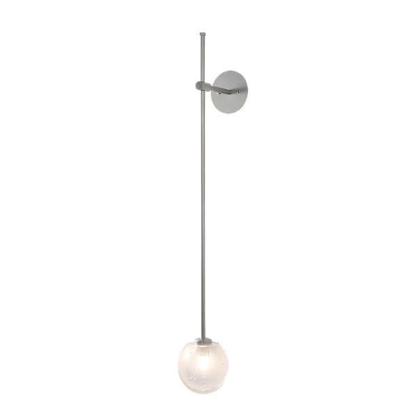 1-Light Glass Bubble Globe Slim Wall Light - Image 14