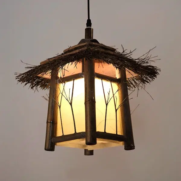 Rustic Bamboo E27 Landscape Warm Lights For Pergola Hanging Lighting Or Path Lighting - Image 11