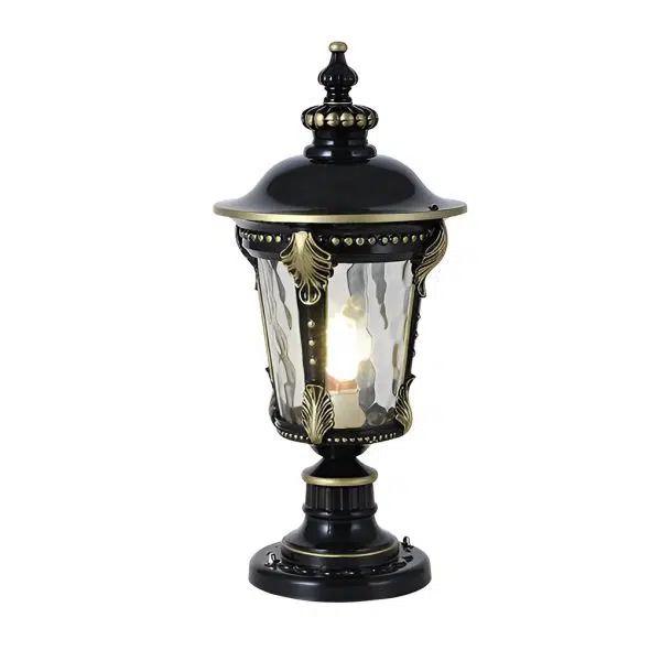 Dual Purpose Waterproof Aluminum Retro Solar Fence Post Lights with Remote - Image 10