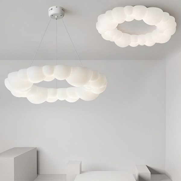 Creative Bubble Clouds Shaped Stepless Dimming LED Nordic Ceiling Light - Image 6