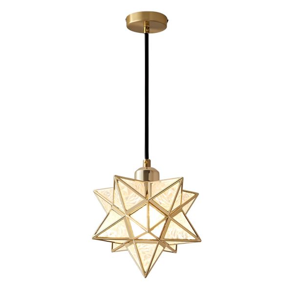 Creative Five-Pointed Star Three Step Dimming Modern Pendant Lights - Image 9