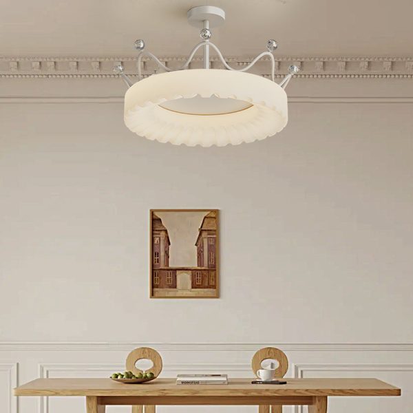Creative Crowns Three Step Dimming LED Luxury Modern Ceiling Lights Fixture - Image 4