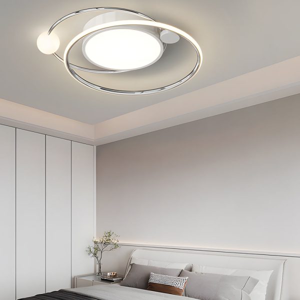 Dia 20'' 3 Step Dimming Nordic LED Ceiling Lights Dimmable with Remote - Image 2