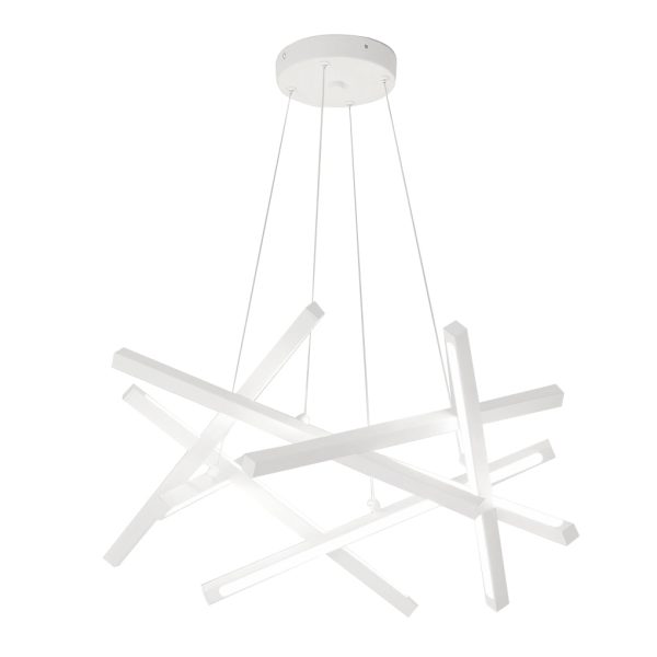 8-light Modern LED Sputnik Chandelier Stylish Island Lighting for Kitchen, Dining Room - Image 12