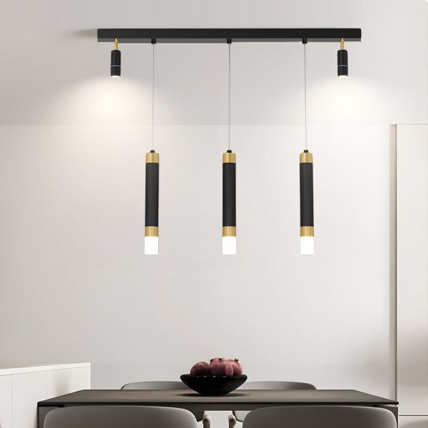 Minimalist Linear Strip 3 Step Dimming Modern Dining Chandelier Spotlight - Image 3