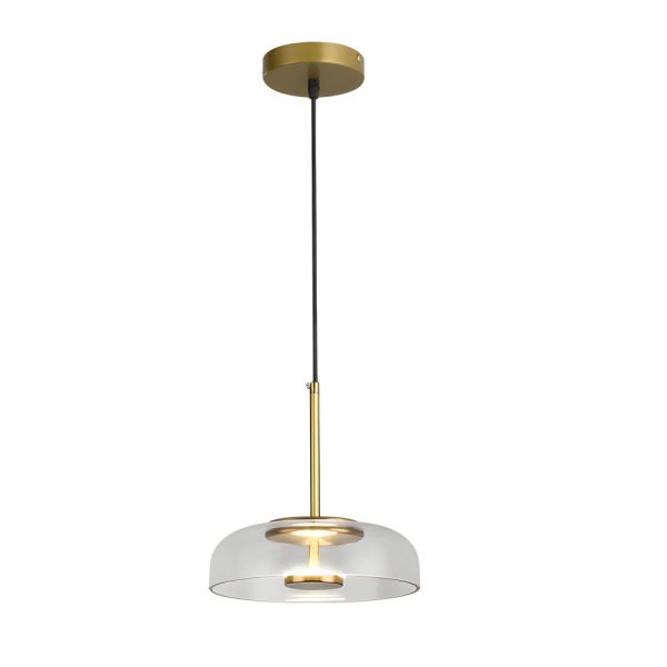 Classic Glass Pendant Lamp 1-Light Nordic LED Hanging Lamp - Image 7