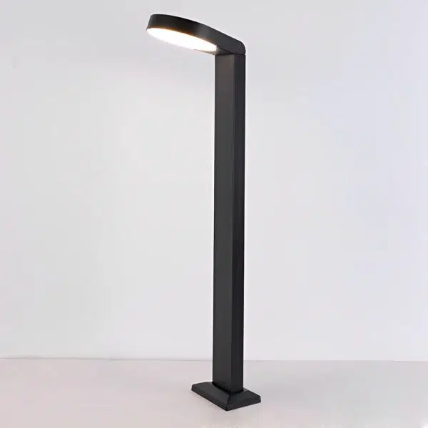 Minimalist Aluminum Waterproof LED Black Modern Lawn Lamp Outdoor Lights - Image 6