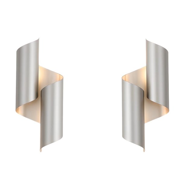 2pcs Symmetrical Creative Up And Down Lighting Modern Wall Light Fixture - Image 12