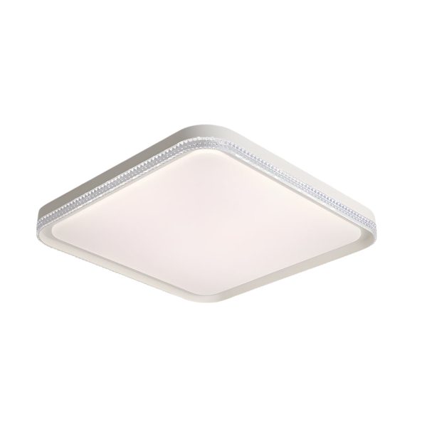 White Acrylic LED Flush Ceiling Lighting - Image 9