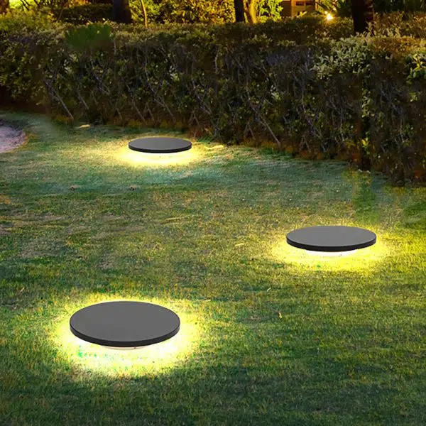 Halo Bottom-Emitting LED Ground Solar Lights Durable & Elegant for Outdoors - Image 3