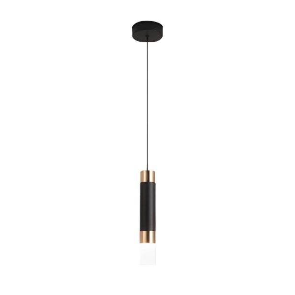 Personality Minimalist LED Black Nordic Pendant Light Kitchen Island Lighting - Image 16