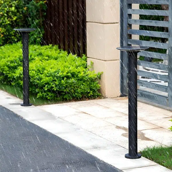 Round Waterproof Intelligent Light Control LED Solar Outdoor Lawn Lamp - Image 6