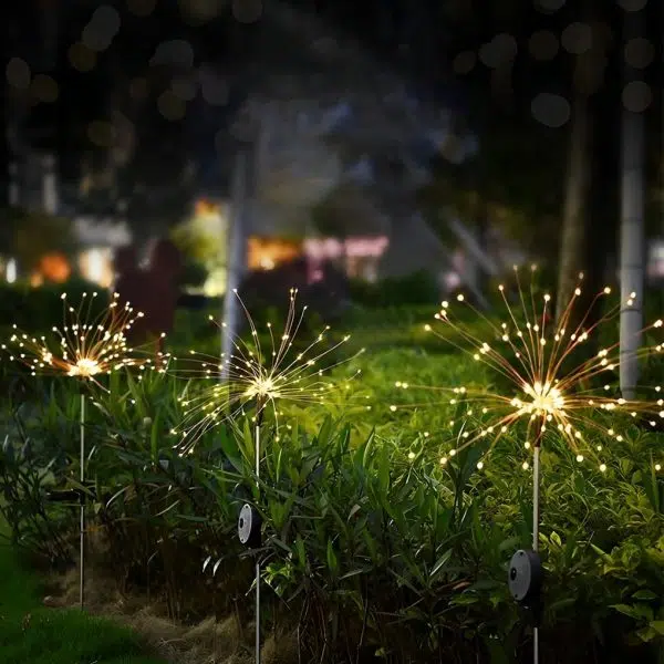 Stellar Burst Solar LED Lights 200 Dazzling LEDs for Enchanting Outdoor Ambiance - Image 3