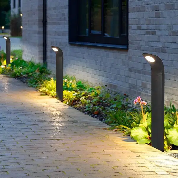 Waterproof IP65 COB LED Black Modern Outdoor Pathway Lights - Image 4
