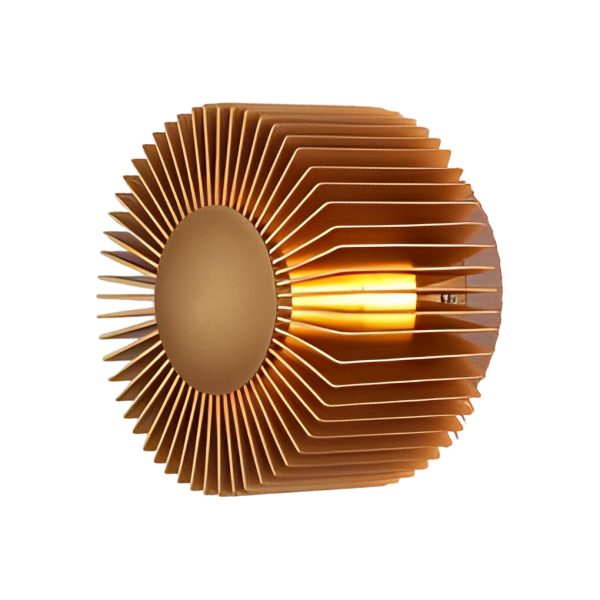 Round Sun Flowers LED Creative Decor Aluminum Modern Wall Light Fixture - Image 7