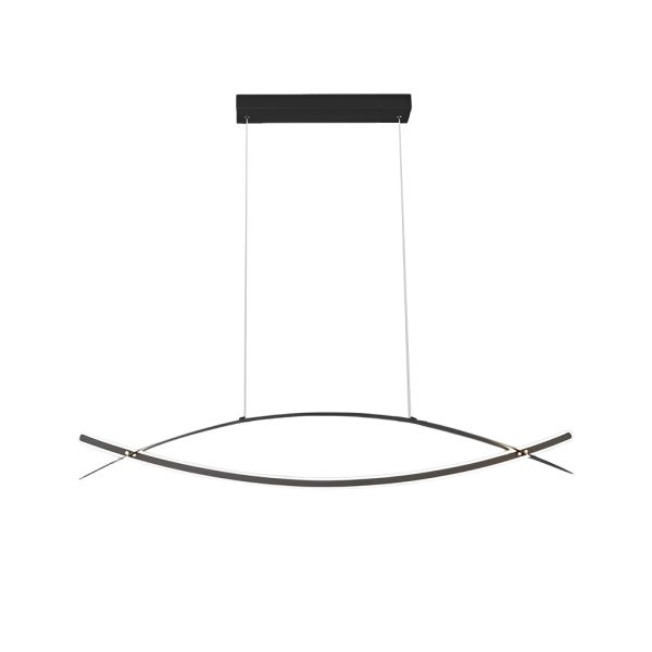 Art Strips Hardware Plating Stepless Dimming LED Nordic Chandelier - Image 10