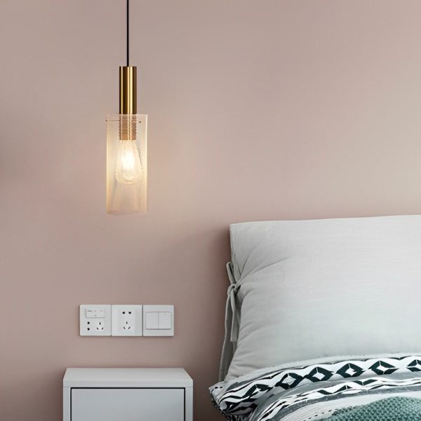 Cylindrical Minimalist Iron Grid Creative Modern Pendant Lighting - Image 3