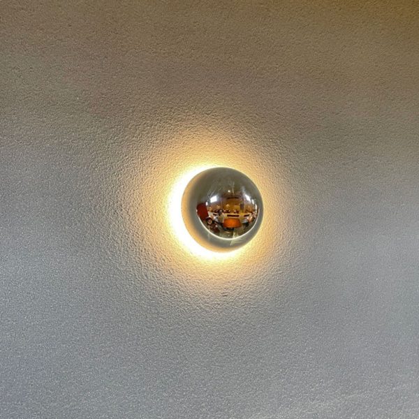 Modern Simplicity Meteorite Semicircle Metal LED Wall Sconce Lamp For Bedroom - Image 8