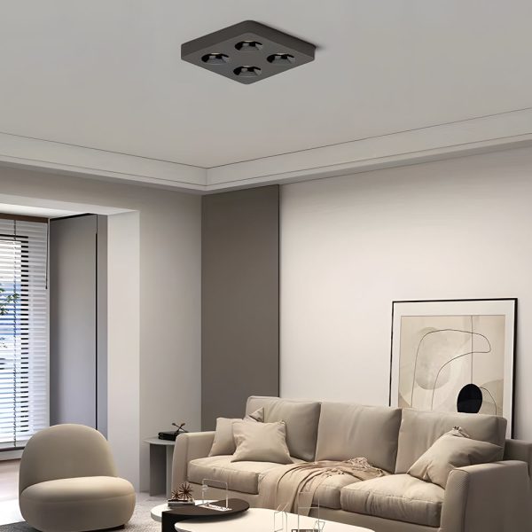 Square LED Anti-Glare Flush Mount Ceiling Light - Image 22