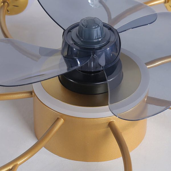 Nordic Light Luxury Creative 5/7-Light LED Flush Mount Fan Light - Image 12