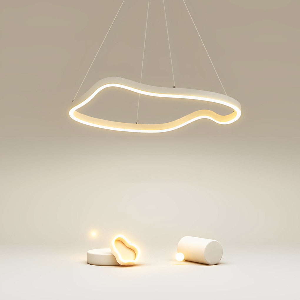 4-000e2492-26be-419c-a229-1fc5ecf60592.jpg Irregular Ring LED Three Step Dimming Minimalist Chandelier Pendant Lighting - Image 1