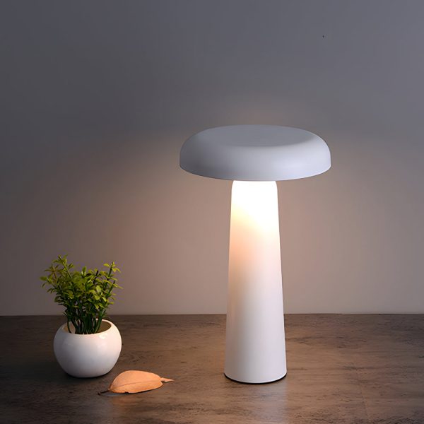 Tiltable Mushroom Touch Dimmable USB Rechargeable Table Lamp - Image 3