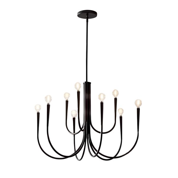 6/9-Light Retro Candlelight 3 Step Dimming LED French Style Chandelier - Image 9