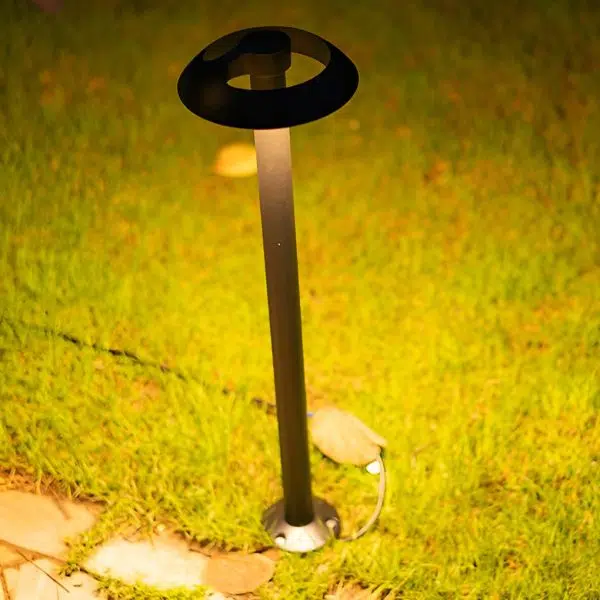 Mushroom Shaped LED Waterproof Black Modern Outdoor Lawn Light Path Lights - Image 3