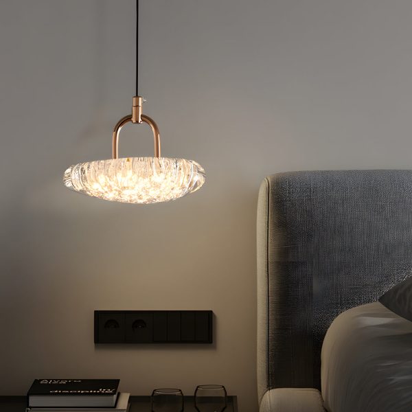 Creative Acrylic Shade LED 3 Step Dimming Ins Modern Pendant Lights Fixture - Image 3