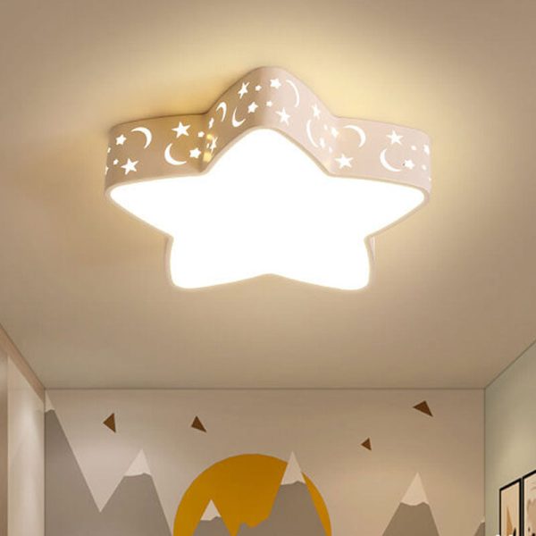 Cartoon Creative Star Shape LED Flush Mount Ceiling Light - Image 14