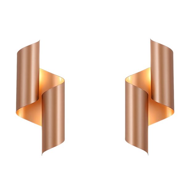 2pcs Symmetrical Creative Up And Down Lighting Modern Wall Light Fixture - Image 13