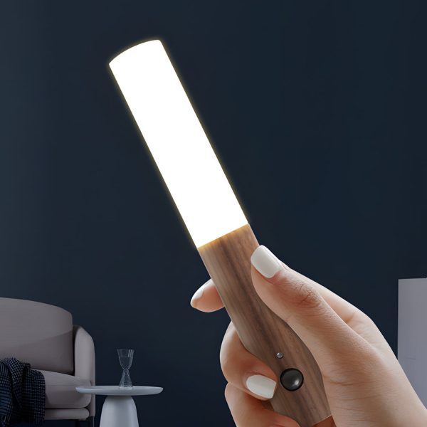 Wood Stick Motion Sensor Night Light USB Portable & Magnetic Wall Lamp - Image 4