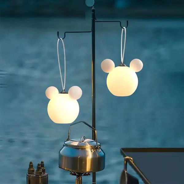 Cartoon 3D Animal Waterproof USB Rechargeable Outdoor Hanging Lights - Image 4