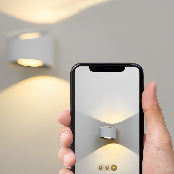 Round Creative Up and Down Lighting LED Modern Decorative Wall Sconces - Image 6