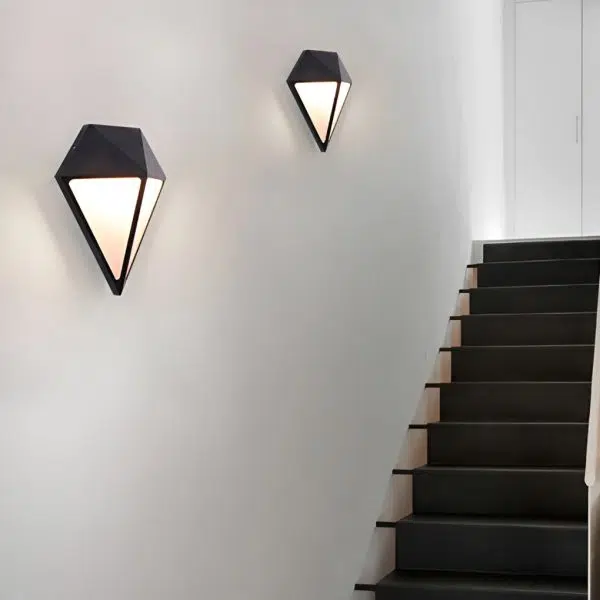 Creative Geometric LED Waterproof Modern Outdoor Wall Lamp Wall Lights Fixture - Image 3