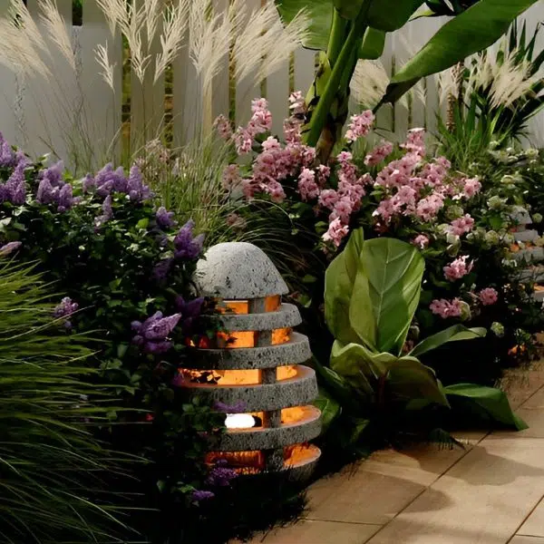 Resin Egg Shaped Waterproof LED Modern Outdoor Lawn Light Garden Lights - Image 5