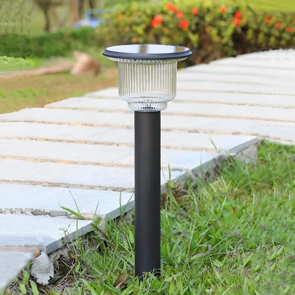 Creative Waterproof LED 3 Step Dimming Modern Solar Lawn Lights Path Light - Image 3