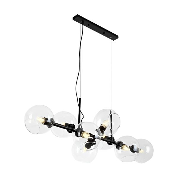 8 Lights Glass Shade LED Postmodern Chandelier Dining Room Light Fixtures - Image 11