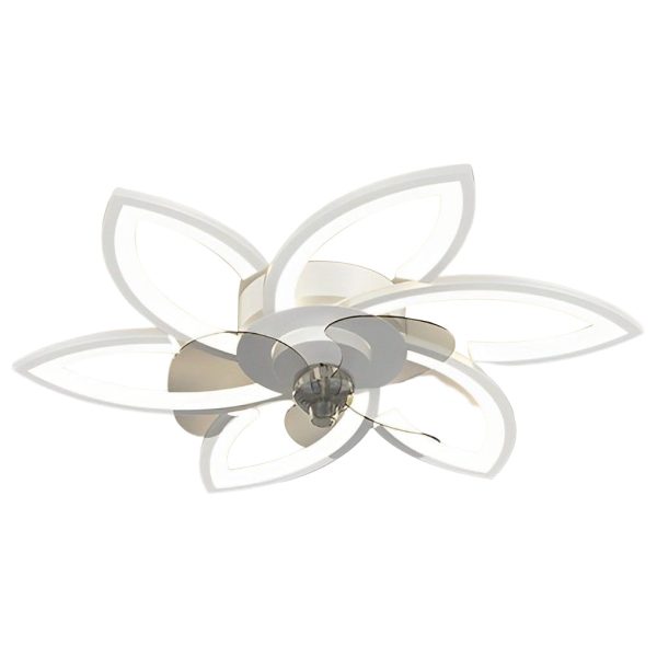 Flower Smart Silent Stepless Dimming LED Modern Ceiling Fan Light - Image 15