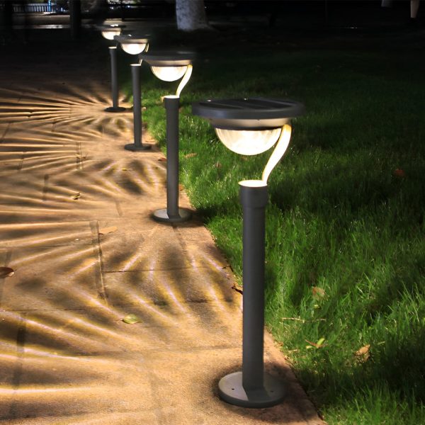 Modern Solar Lawn Lamp Half-Sphere LED Outdoor Light