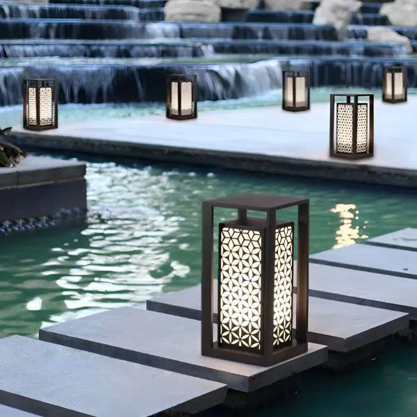Vintage Waterproof Ip65 Galvanized Sheet Modern Outdoor Pathway Lights - Image 2