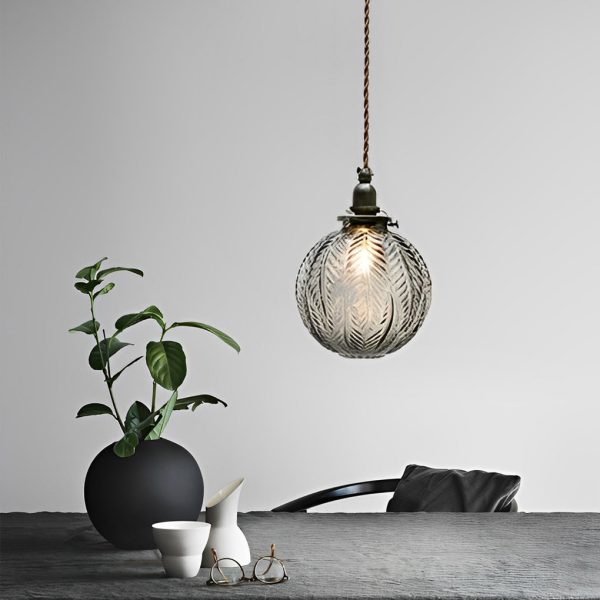 Creative Glass Ball Three Step Dimming LED Modern Pendant Lights - Image 4