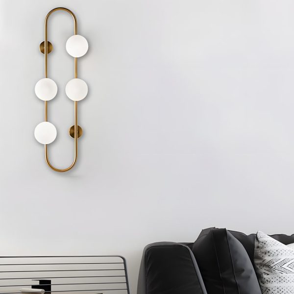 Creative 4 Glass Ball Bubbles LED Post-Modern Decorative Wall Sconces Lighting - Image 4