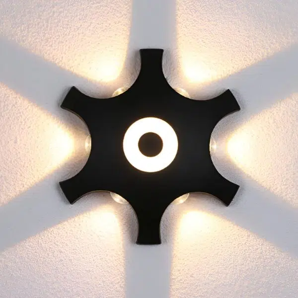 Flower Shaped LED Waterproof Nordic Wall Washer Lights Wall Sconces Lighting - Image 7