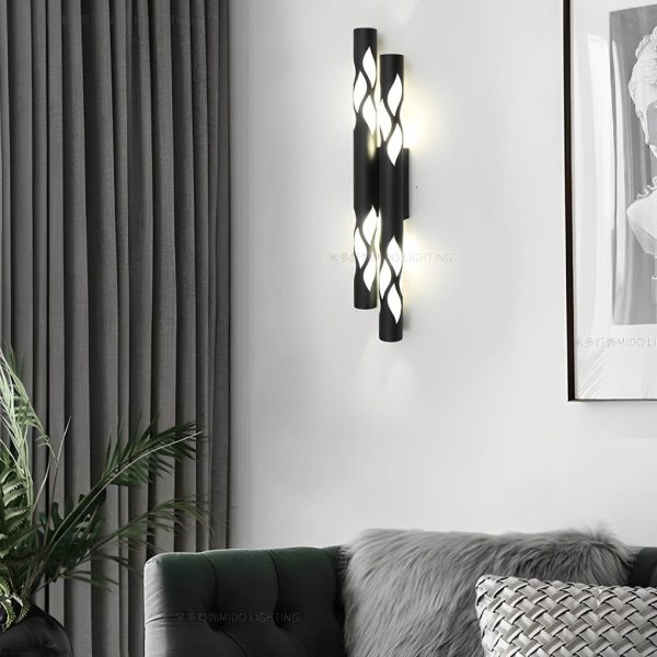 Flames Hollow Up And Down Lighting LED Nordic Wall Sconce Lighting - Image 5